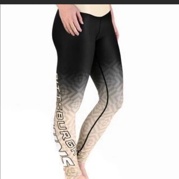 NHL Pittsburgh Penguin gradient leggings. Size M - Picture 2 of 2